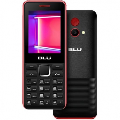 Celular Blu Tank II T196 - 32/32MB - 2.4" - Dual-Sim - Preto e Vermelho