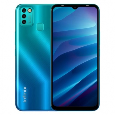 Celular Infinix Smart 6 X657B 64GB / 3GB Ram / Dual Sim / Tela 6.6" / Cameras 8MP+0.8MP e 5MP - Ocean Wave (Anatel)