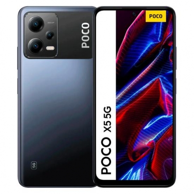 Celular Xiaomi Poco X5 5G 128GB / 6GB Ram / Dual Sim / Tela 6.67" / Cameras 108MP+8MP+2MP e 16MP - Preto (India)