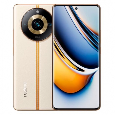 Celular Realme 11 Pro+ RMX3741 5G 256GB / 8GB Ram / Tela 6.7" / Camera Tripla - Sunrise Beige (Anatel)