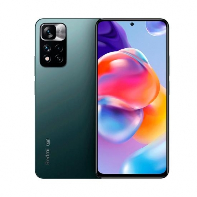 Celular Xiaomi Redmi Note 11 Pro+ 5G / Dual Sim / 8GB Ram / 256GB / Tela 6.67" / Camera 108MP+8MP+2MP e 16MP - Verde (Global)