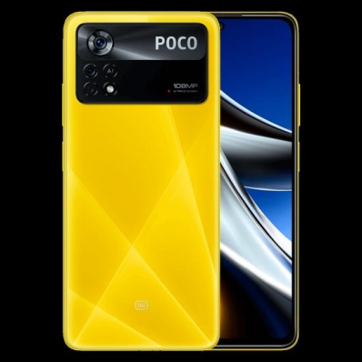 Celular Xiaomi Poco X4 Pro 5G 128GB / 6GB Ram / Dual Sim / Tela 6.67" / Cameras 108MP+64MP+8MP+2MP e 16MP - Amarelo (Global)