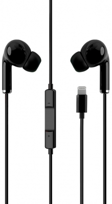 Fone de Ouvido com Fio Yookie YTL-01 Lightning - Preto