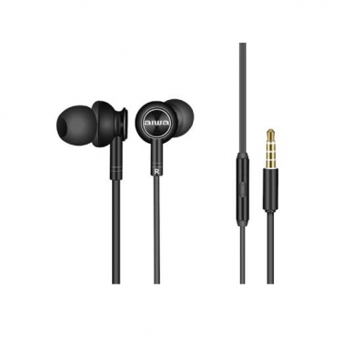 Fone de Ouvido Aiwa AW-F1G com Microfone PQ - Cinza e Preto