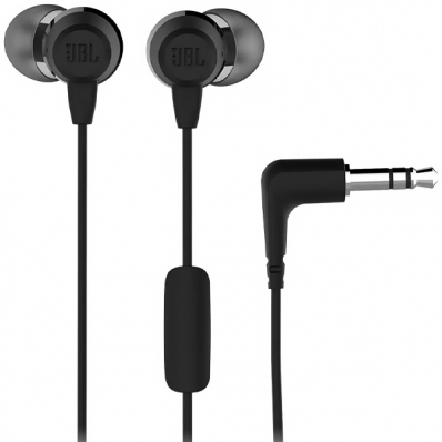 Fone de Ouvido JBL C50HI com Microfone e Cabo de 1.2 Metros - Preto