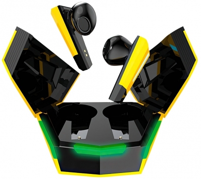 Fone de Ouvido Gaming Yookie GM08 - Amarelo (com Cancelamento de Ruido)