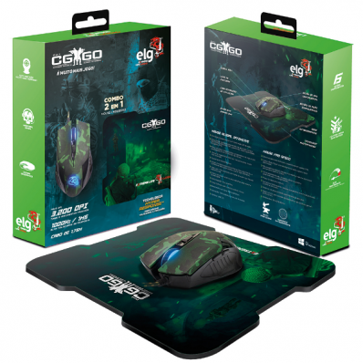 Combo Gamer Elg CGG021 Global Open 2 Em 1