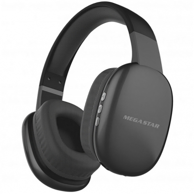Fone de Ouvido Sem Fio Megastar HPV02BT com e Microfone - Preto