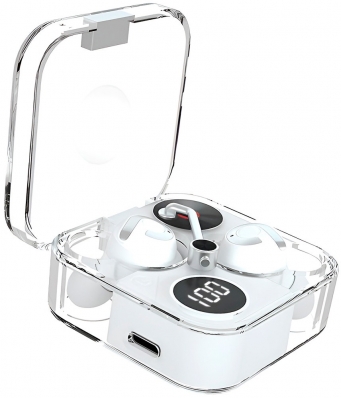 Fone de Ouvido Blulory Extra Bass Airbuds 6 - White