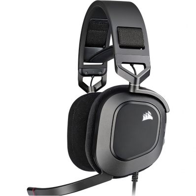 Fone de Ouvido Gamer Corsair HS80 RGB USB - Carbono (CA-9011237-Na)