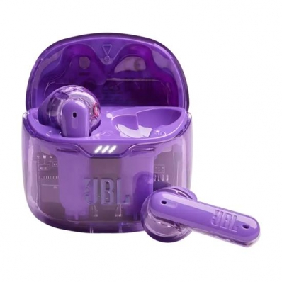 Fone de Ouvido JBL Tune Flex Bluetooth Ghost Edition - Roxo