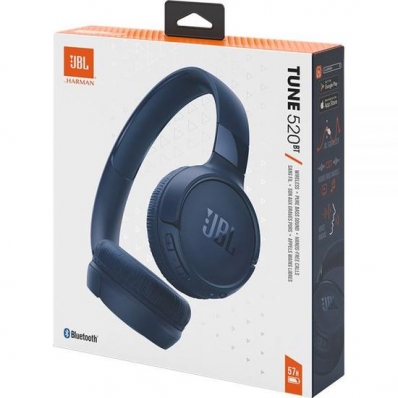 Fone BT JBL Tune 520BT Bluetooth Blue