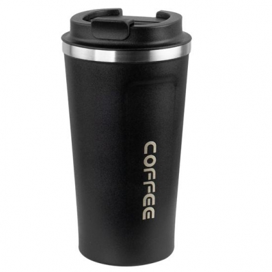Copo Termico 20198 - 500ML - com Tampa - Preto