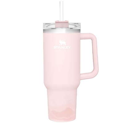 Caneca Térmica Stanley Travel Quencher de 1.18 Litros - Rosa Claro