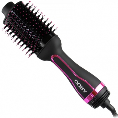 Escova Eletrica Coby Beauty Life Pro CY3373-7112 com 1.000 Watts 110V ~ 50/60 HZ - Preta/Rosa