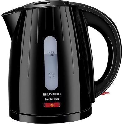 Chaleira Eletrica Mondial Practic Hot CE-07 1200 W 110V - Preto 1L