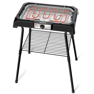 Churrasqueira Eletrica Mondial Grand Steak & Grill II CH-06 - 1800W - 110V - Preto