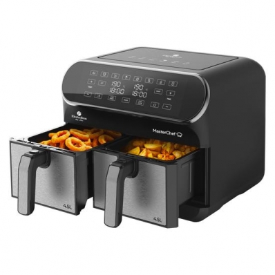 Fritadeira Eletrica Electrobras EBAF-90X2 - 2000W - 2X4.5L - 220V - Preto