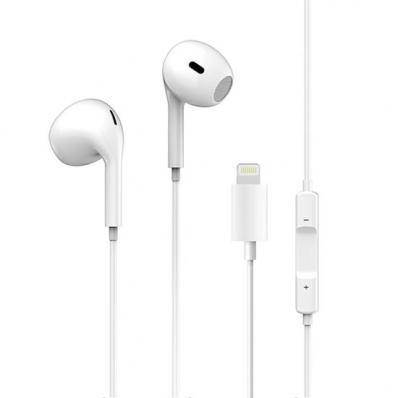 Fone de ouvido XP107 c/Microfone Lightning White