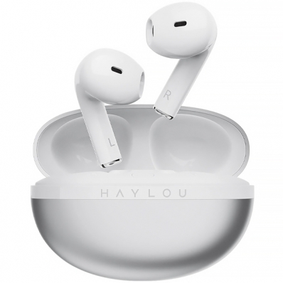Fone de Ouvido Sem Fio Haylou X1 (2023) com Bluetooth e Microfone - Branco