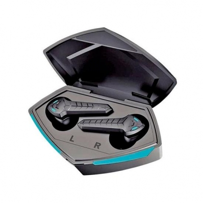 Fone de Ouvido Quanta Krab KBTGE10 / Microfone - Preto