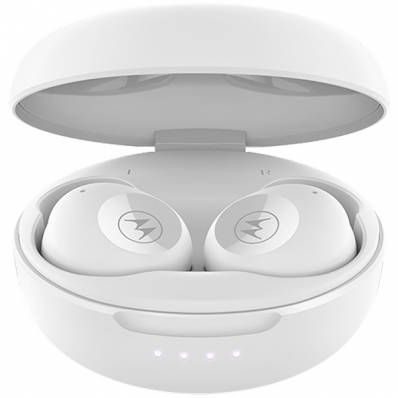 Fone de Ouvido Sem Fio Motorola Moto Buds 250 com e Microfone - Branco