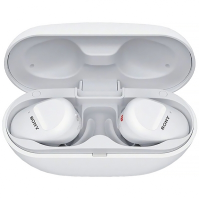 Fone de Ouvido Sem Fio Sony WF-SP800N/WM com e Microfone - Branco