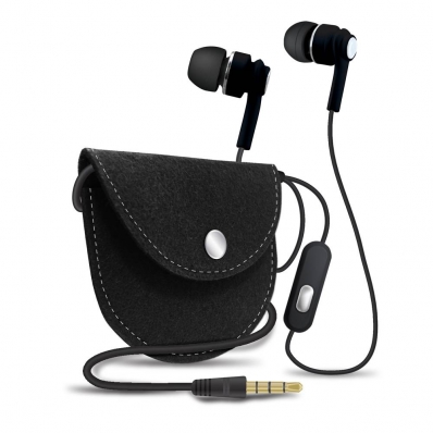 Fone de ouvido Kodak Earbuds ODEB1013-BLK c/Mic Preto