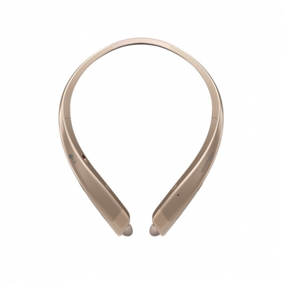 Fone de ouvido LG Tone Platinum Wireless com MicroFone de ouvido HBS-1100.Ageugd Dourado