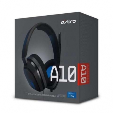 Fone de ouvido Logitech Astro A10 Cinza/Azul 939-001594