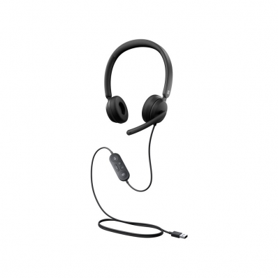 Fone de ouvido Microsoft Moderno para Empresas USB Preto - 6IG-00001