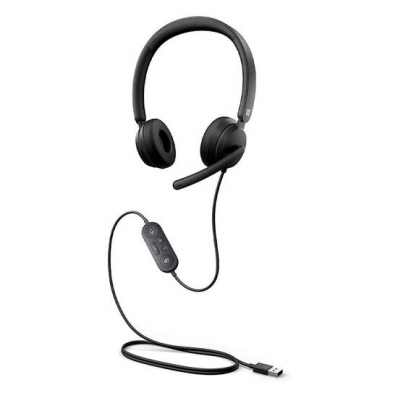 Fone Headset Microsoft Modern 6ID-00012 USB - Preto