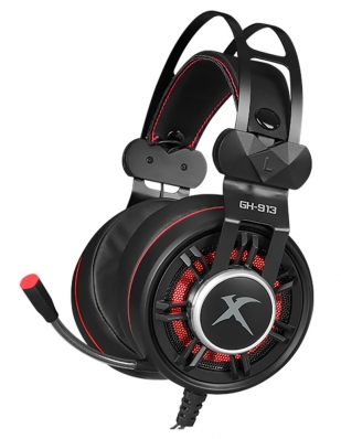 Fone Headset para Jogos Xtrike Me Stereo GH-913 Preto/Vermelho