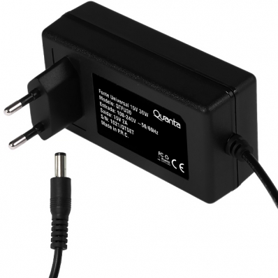 Fonte de Alimentacao DC Quanta QTFU30 30 Watts Bivolt - Preto