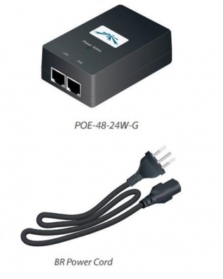 Fonte Ubiquiti POE-48-24W-G-BR Poe Injector 48V CP