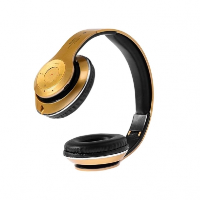 Fone X-Tech XT-EA100 SD/FM/BT Dourado