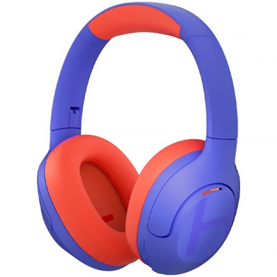 Fone de Ouvido Sem Fio Haylou S35 Anc com Bluetooth e Microfone - Violet Orange