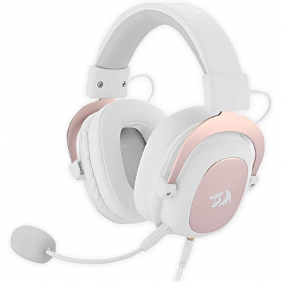 Fone Headset Redragon H510 Zeus 2 7.1 USB Branco - H510W