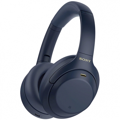 Fone de Ouvido Sem Fio Sony WH-1000XM4/LM com e Microfone - Azul