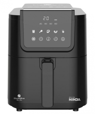 Fritadeira Eletrica Electrobras Airfry Ninja EBAF-56D - 1500W - 5.6L - 220V - Preto