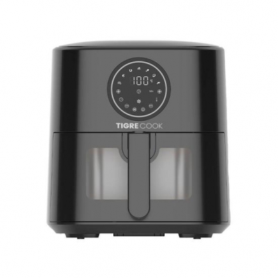 Fritadeira Eletrica Tigrecook Visible AFT05001C - 1500W - 5L - 220V - Preto
