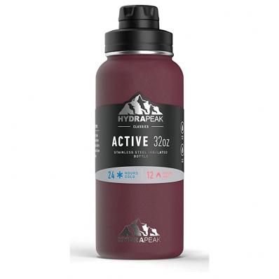 Garrafa Termica Hydrapeak HP-WIDE-32-Aubergine -Chug 946ML - Beringela