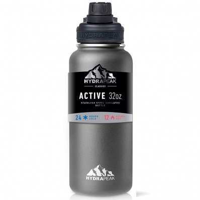 Garrafa Termica Hydrapeak HP-WIDE-32-Grey-Chug 946ML Cinza