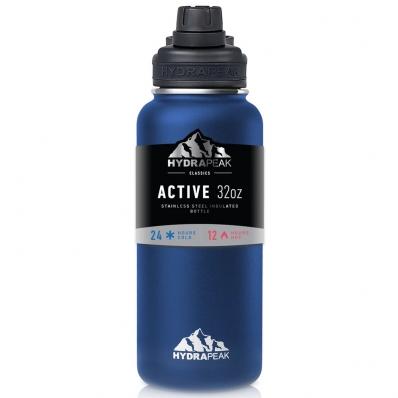 Garrafa Termica Hydrapeak HP-WIDE-32-Navy-Chug 946ML Azul Marinho