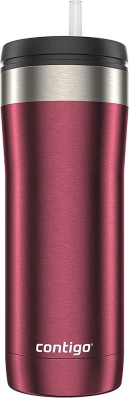 Garrafa Termica Contigo Uptown Dual-Sip Insulated Tumbler 710ML - Chocolate Truffle