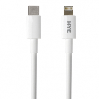 Cabo USB-C para Lightning Hye HYE180 1 Metro - Branco