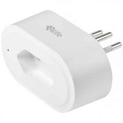 Adaptador de Tomada Inteligente 4LIFE FLP16ABR Wi-Fi Bivolt - Branco