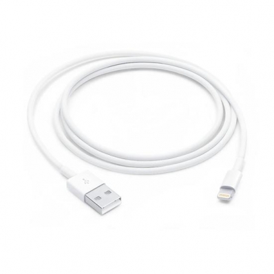Cabo Apple USB Lightning / 1 Metro - Branco (MXLY2AM/A)