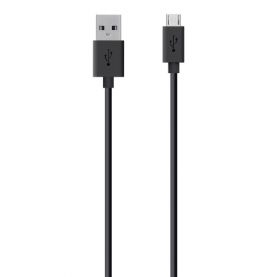 Cabo Belkin Mixit Chargesync 1.2M USB-A/Micro USB Preto - F2CU012BT04-BLK