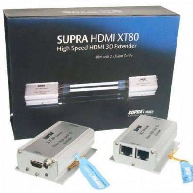 Cabo Supra XT80 Extensor HDMI 2 X CAT7